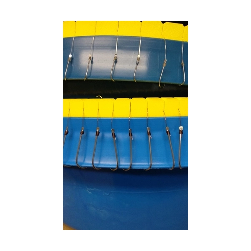 Gotovi parangali u grčkim kofama , spremni za ribolov. Parangal od 100 udica i parangal od 50 udica.