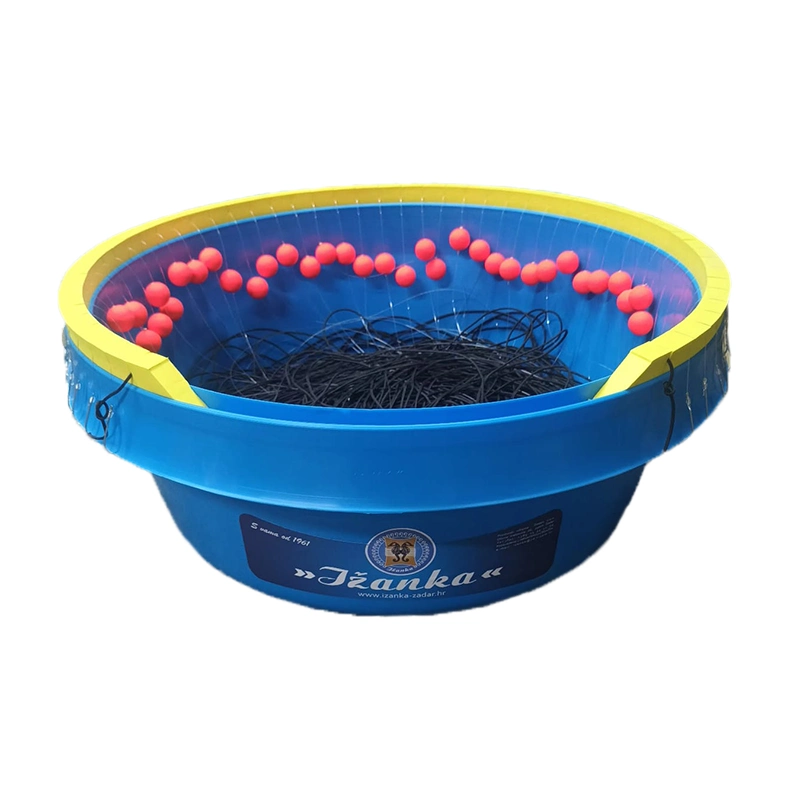 Parangal za Mole 50 udica, s plovcima, od konopa. Gotov parangal za profesionalce i početnike.